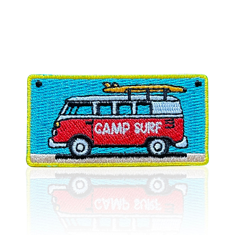 Camp Surf Embroidered Patch