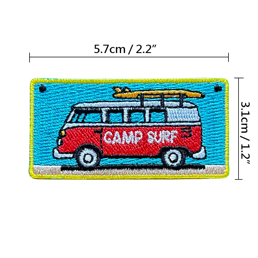 Camp Surf Embroidered Patch