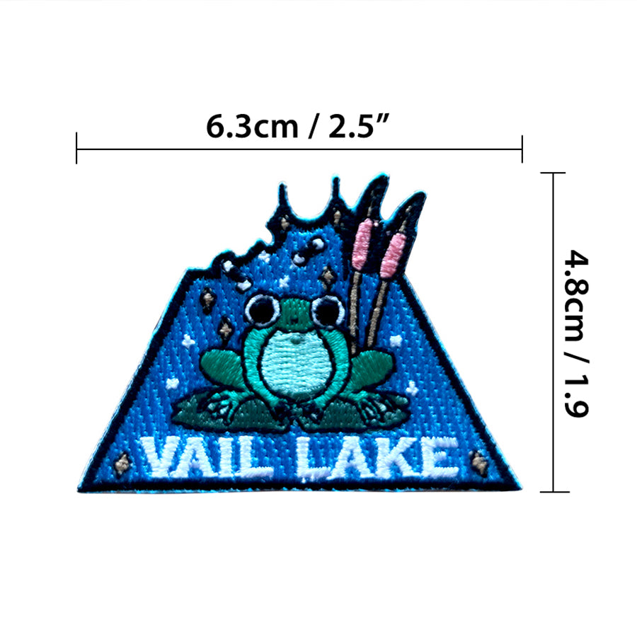 Vail Lake Frog Embroidered Patch
