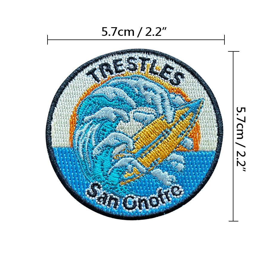 San Onofre State Beach Embroidered Patch