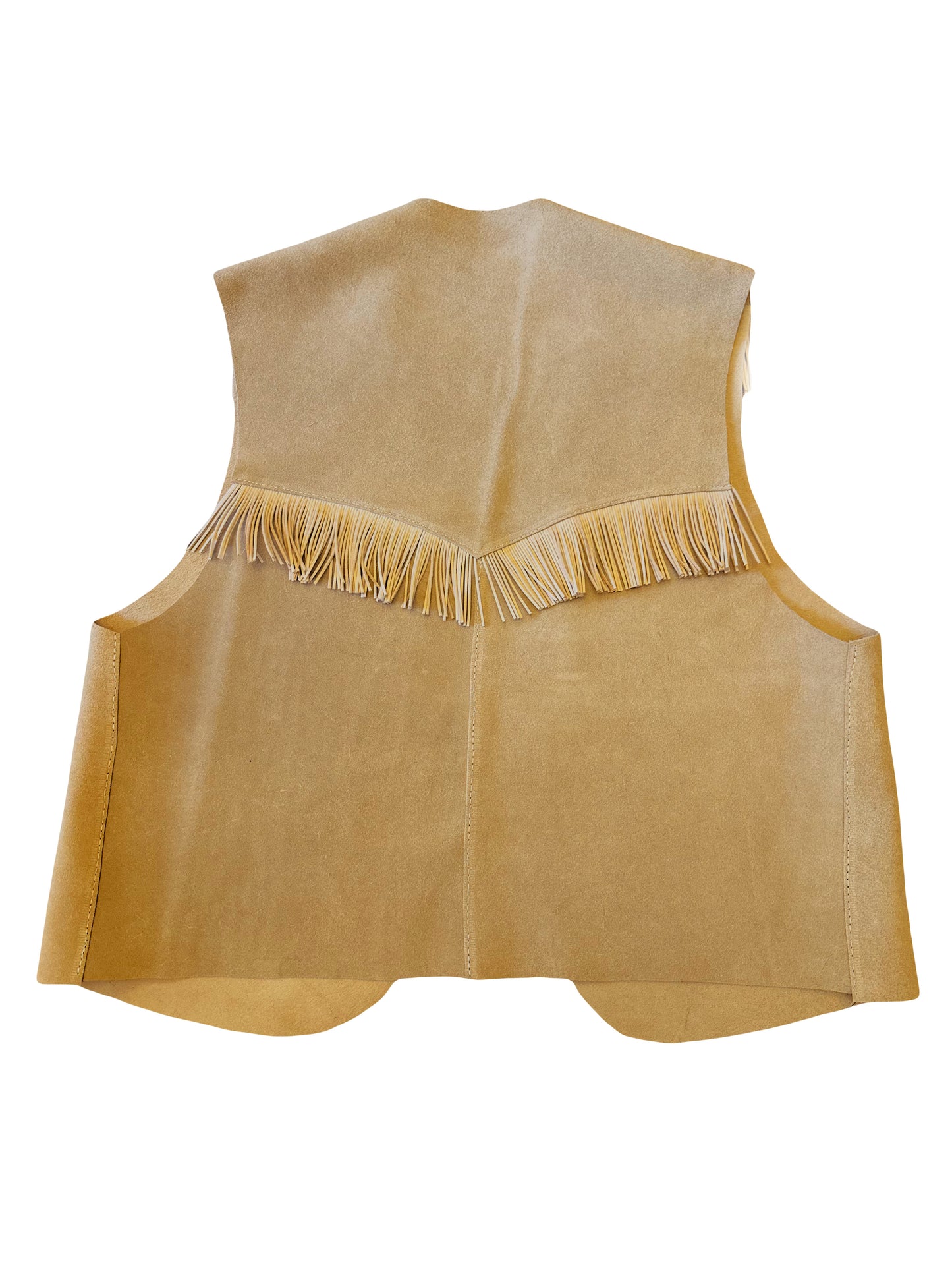 Adults Adventure Guides Leather Vest with Fringe