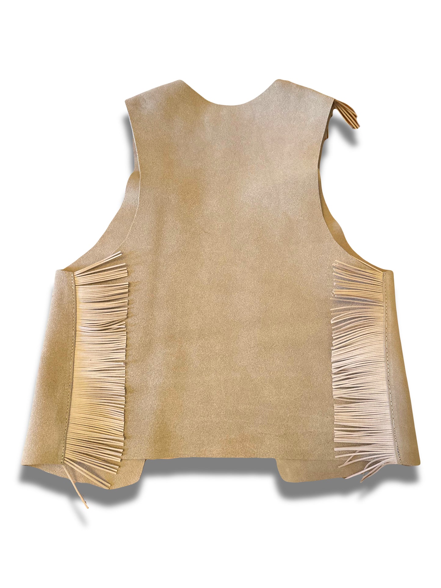 Kids Adventure Guides & Princesses Leather Vests with Fringe