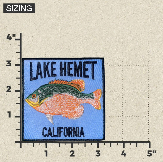 Lake Hemet Embroidered Patch