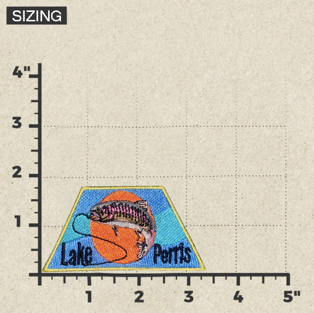 Lake Perris Embroidered Patch