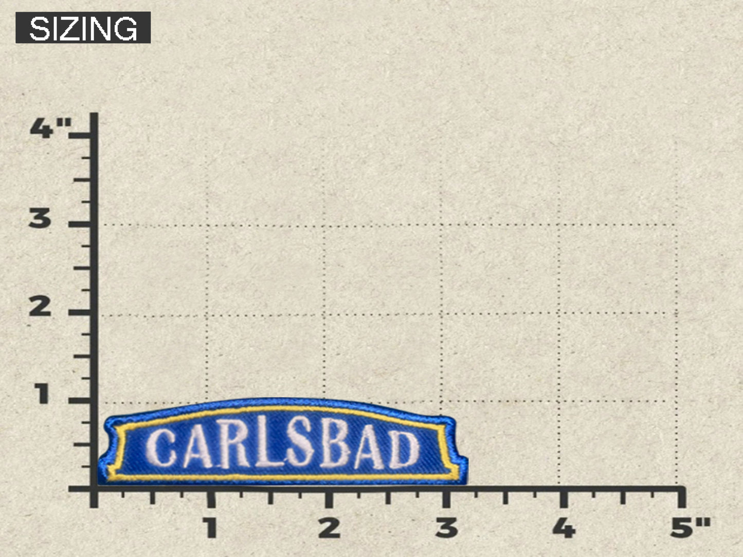 Carlsbad Embroidery Patch