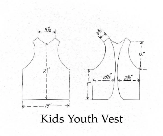 Kids Adventure Guides Leather Vest (Mahogany)