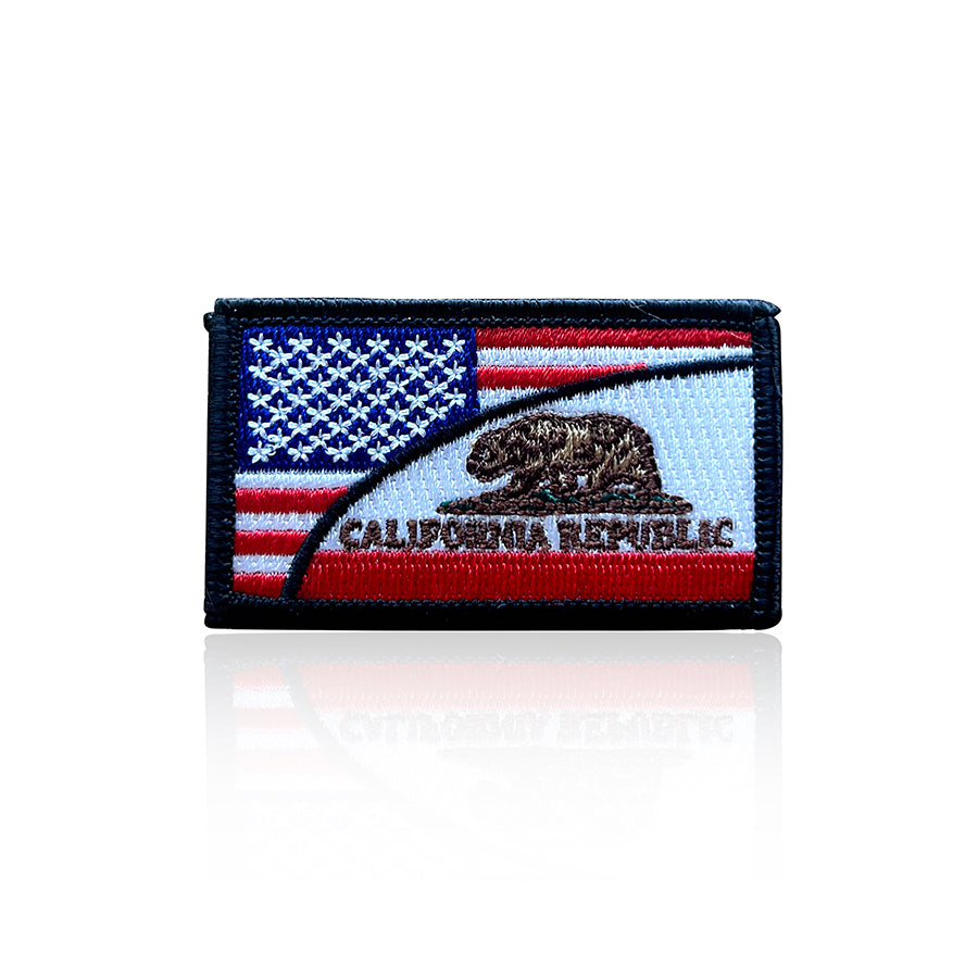 California Ric Patch American Flag/California Republic Flag – Guides Patch Store