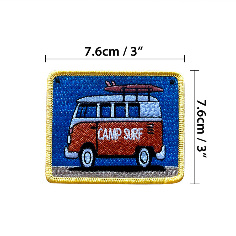 Camp Surf Embroidered Patch