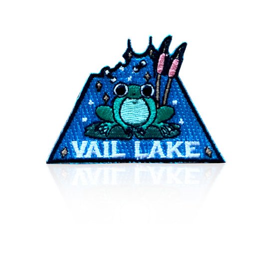 Vail Lake Frog Embroidered Patch