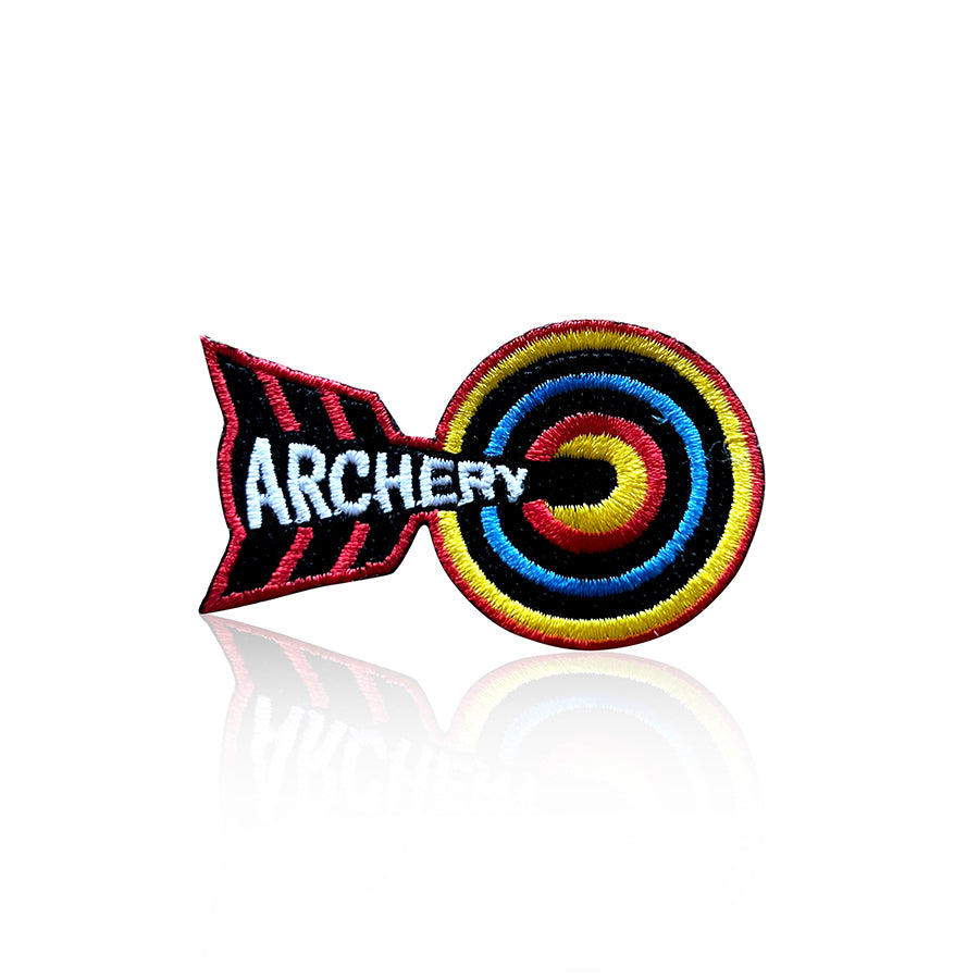 Archery Bullseye Embroidered Patch