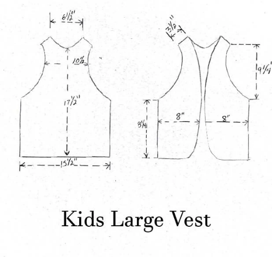 Kids Adventure Guides Leather Vest (Mahogany)