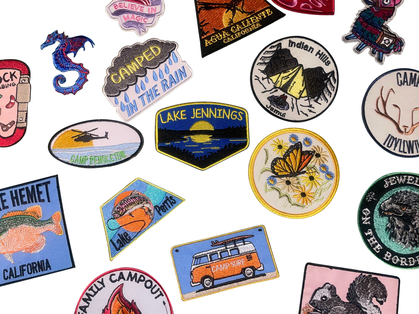 Lake Skinner Embroidered Patch