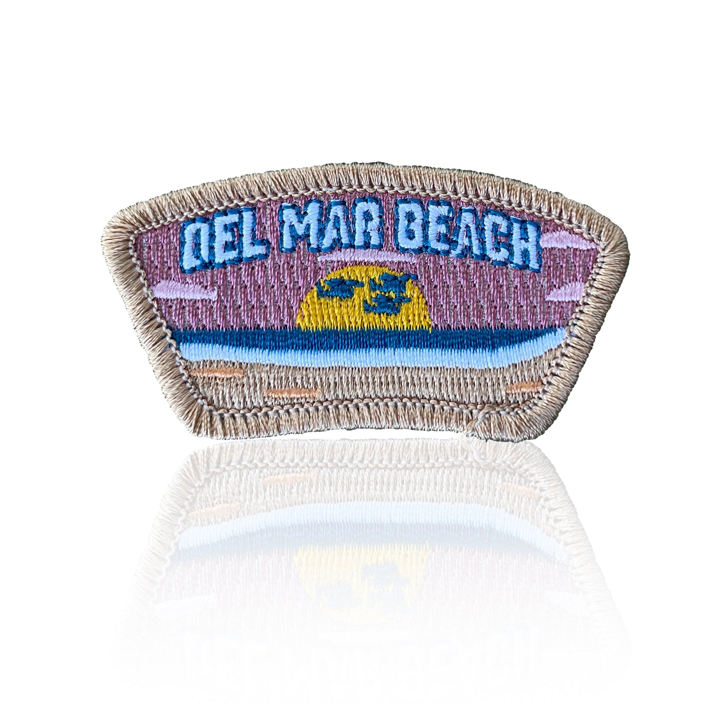 Del Mar Beach Embroidered Patch