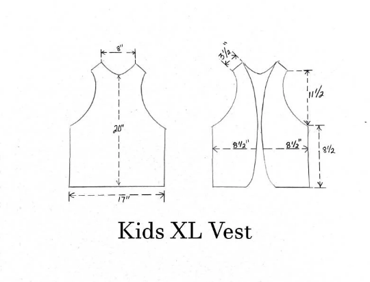 Kids Adventure Guides Leather Vest